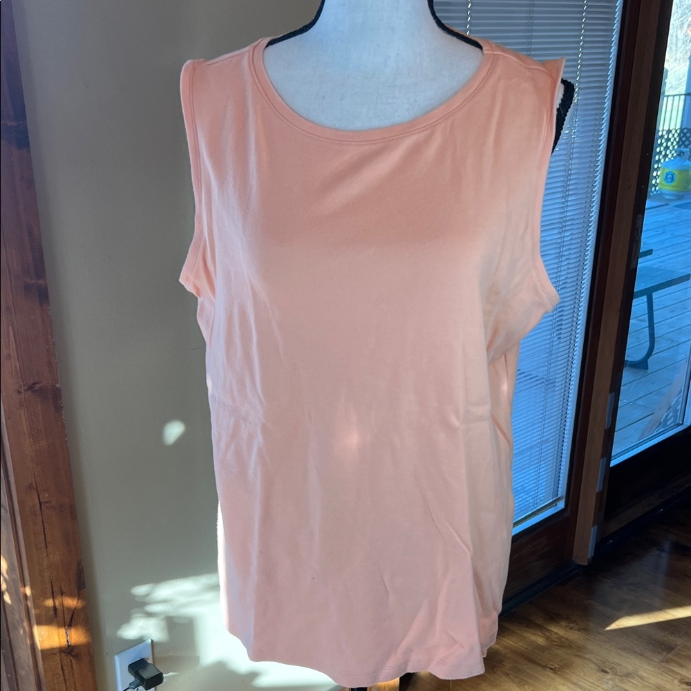 Croft & Barrow Coral Tank Top
